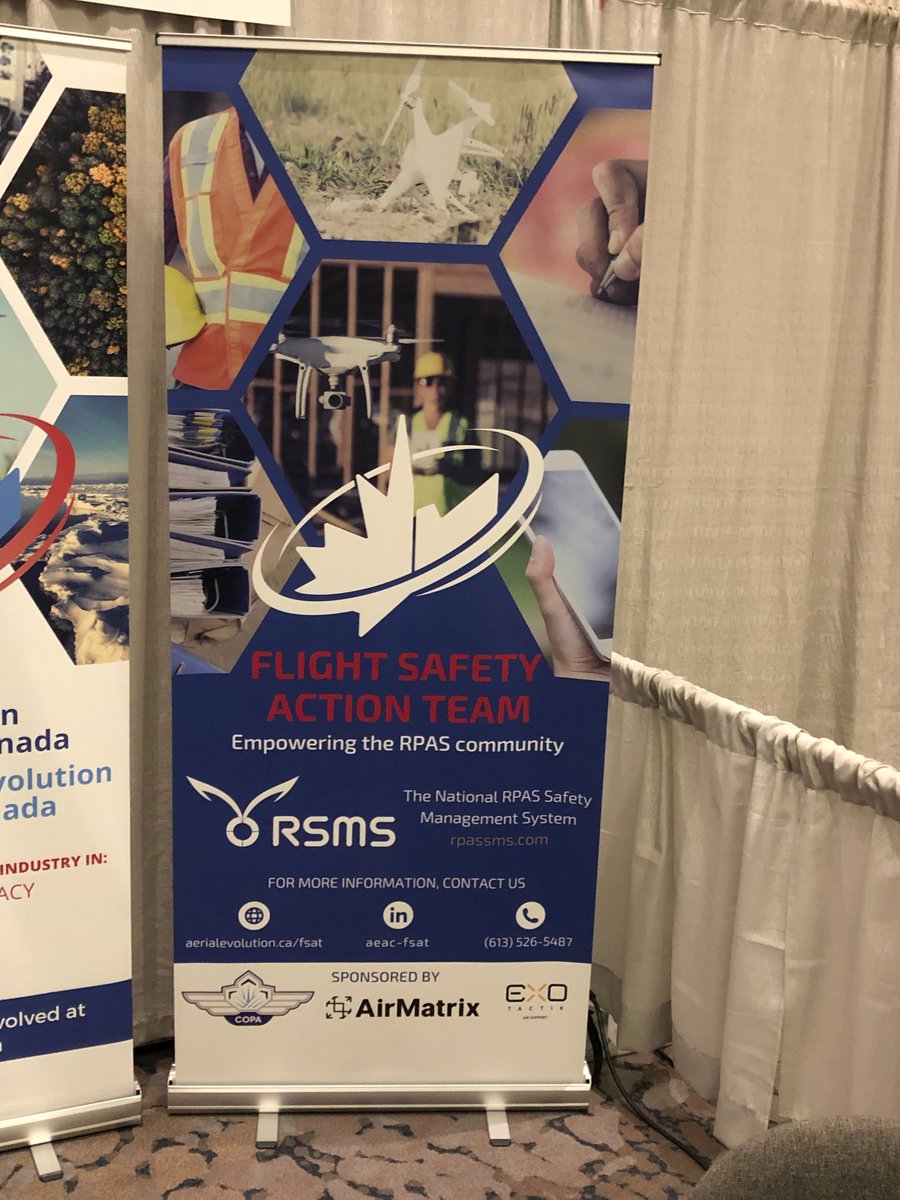 _AirMatrix_'s tweet photo. One of our co-founders is attending the AEAC conference in Calgary this week. He will be presenting about our Flight safety platform! https://t.co/2scuuEfAZ6