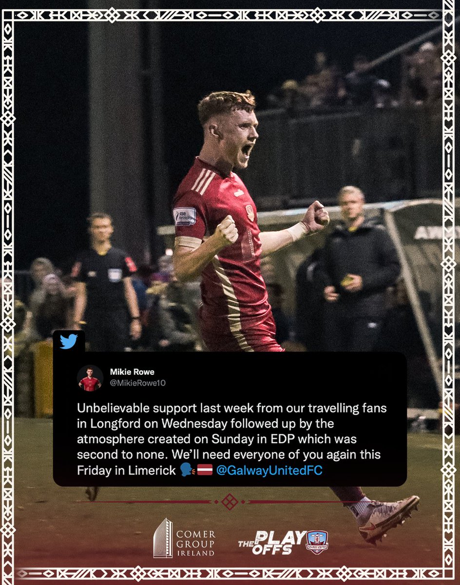 𝗕𝗘 𝗧𝗛𝗘 𝟭𝟮𝗧𝗛 𝗠𝗔𝗡 𝗢𝗡 𝗙𝗥𝗜𝗗𝗔𝗬 🗣'We need everyone of you again this Friday' - Mikie Rowe 👊 Tickets for Friday are in high demand, we need you more than ever. Don't miss out! 🎟: treatyunitedfc.com/tickets/ 𝐔𝐍𝐈𝐓𝐄𝐃 𝐖𝐇𝐄𝐍 𝐈𝐓 𝐌𝐀𝐓𝐓𝐄𝐑𝐒. #ThePlayOffs