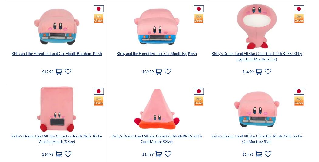 Cheap Ass Gamer on X: Pre-Order: Kirby Mouthful Mode Plush $14.99 Each via  PlayAsia. Save More w/ Code: CAGDEALS.    / X