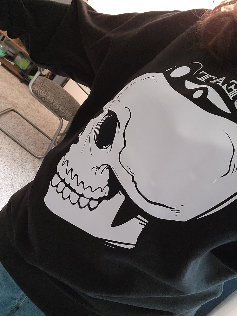 SisterChaliceVT's tweet image. Got my #Unalive album and #MoriCalliope birthday merch into today! Thank you Calli for all you've done for us #deadbeats! I want to continue supporting my oshi till death do we meet!