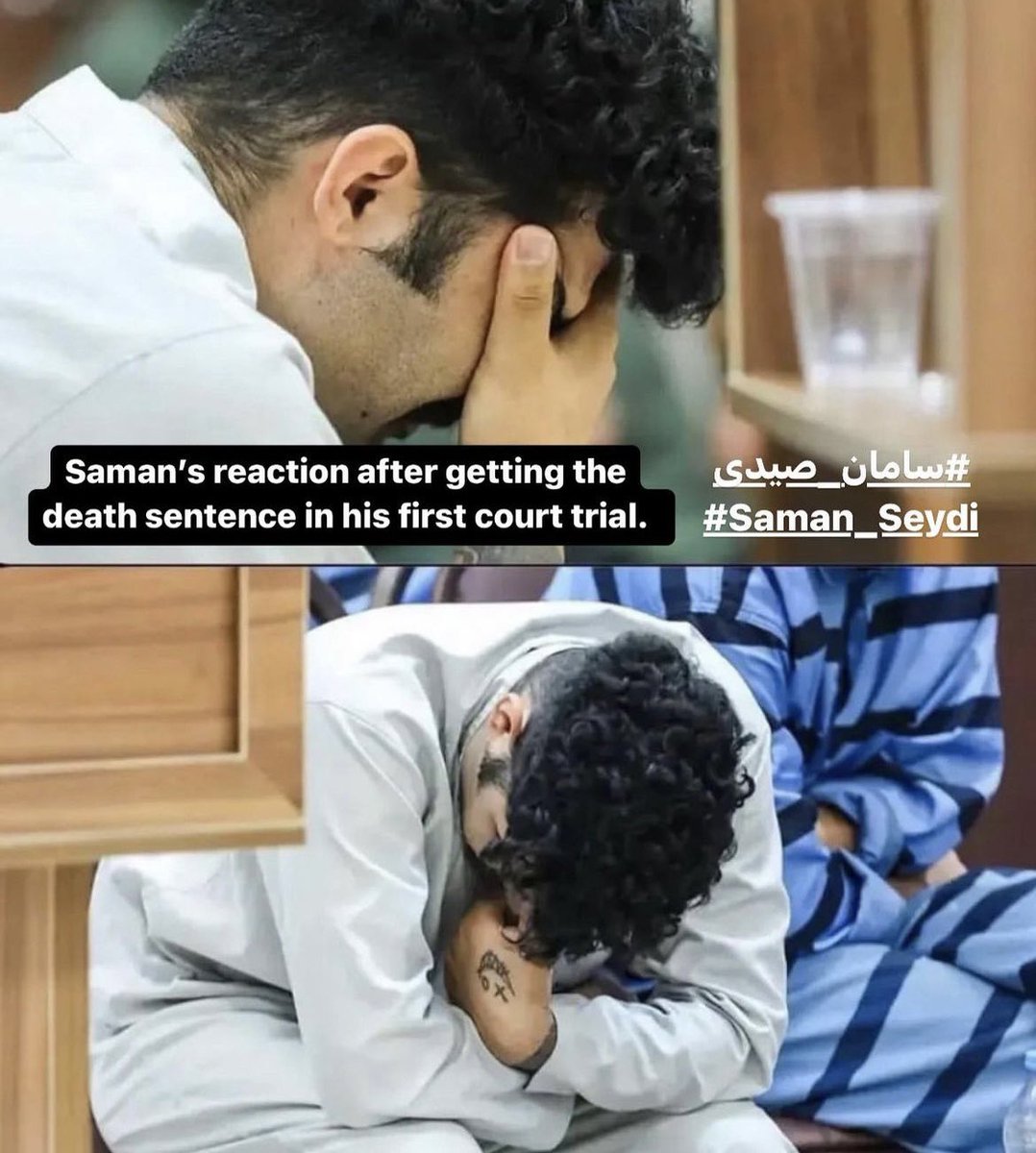 SepidehMoafi's tweet photo. 9 sentenced to death for protesting: #SamanSeydi #SaeidShirazi #MohammadGhobadlou #MohammadBeroghani #AbbasDaris #MohsenRezazadeh #ManouchehrMehmannavaz (1/2)
Pls. Make noise. It could save their lives.
#StopExecutionsInIran #اعدام_نکنید
#MahsaAmini #IranRevolution 
#مهسا_امینی https://t.co/8vwi2Ex0o6