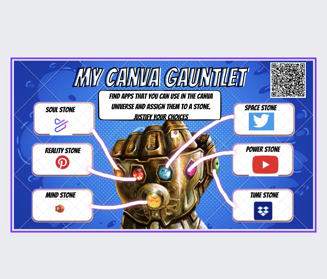 Learning new tools in CANVA ❤️..at GAETC. My Marvel  CANVA Gauntlet. 
<a href="/AmandaFoxSTEM/">Amanda Fox ✈️Cincy✈️Vegas ✈️ Palo Alto ✈️ATL</a> <a href="/AtkinsonTashema/">Tashema Atkinson</a> <a href="/AshleymEllis/">Ashley Ellis</a> 
#GAETC #THECANVACLASSROOM