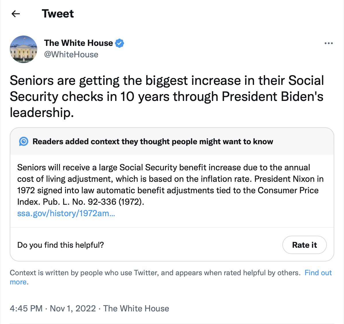 The Biden White House has officially deleted the tweet where they take credit for 8% annualized inflation. But screenshots are forever. twitter.com/whitehouse/sta…