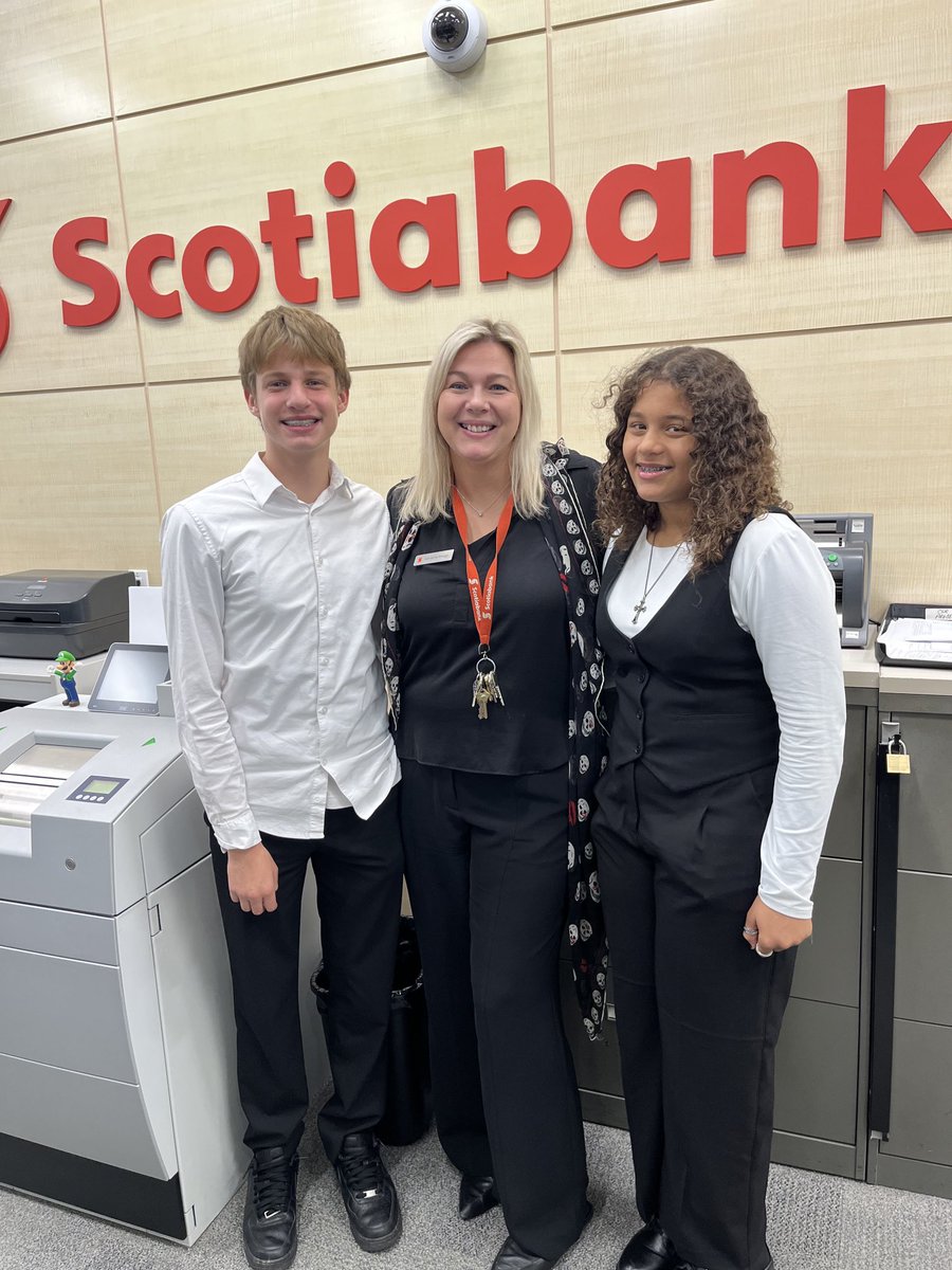 Very fortunate to be able to spend the day with these two! Great to have Take Your Kids To Work back. Thank you to #scotiabank for hosting an action packed day #TYKTW2022 #Scotiaproud