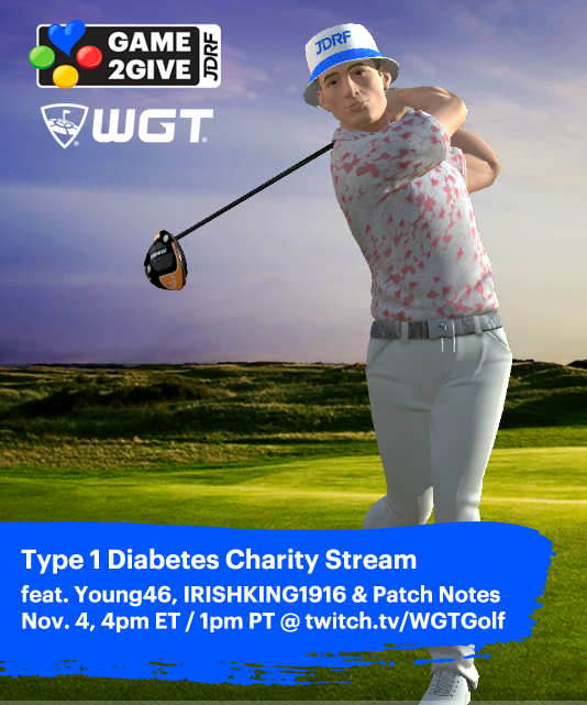 BT1D_Play's tweet photo. 🚨 Addition to the #NDAM schedule! 🚨 

This Friday, @patchnotestv, @WGTYoung46, and @IRISHKING19161 will kick off @wgtgolf's JDRF tournament with golf and a charity stream. ⛳️🏌️‍♂️

Tee time is 4pm ET / 1pm PT, see you at https://t.co/ITw8bQHwPT. https://t.co/N2kCob1N5w