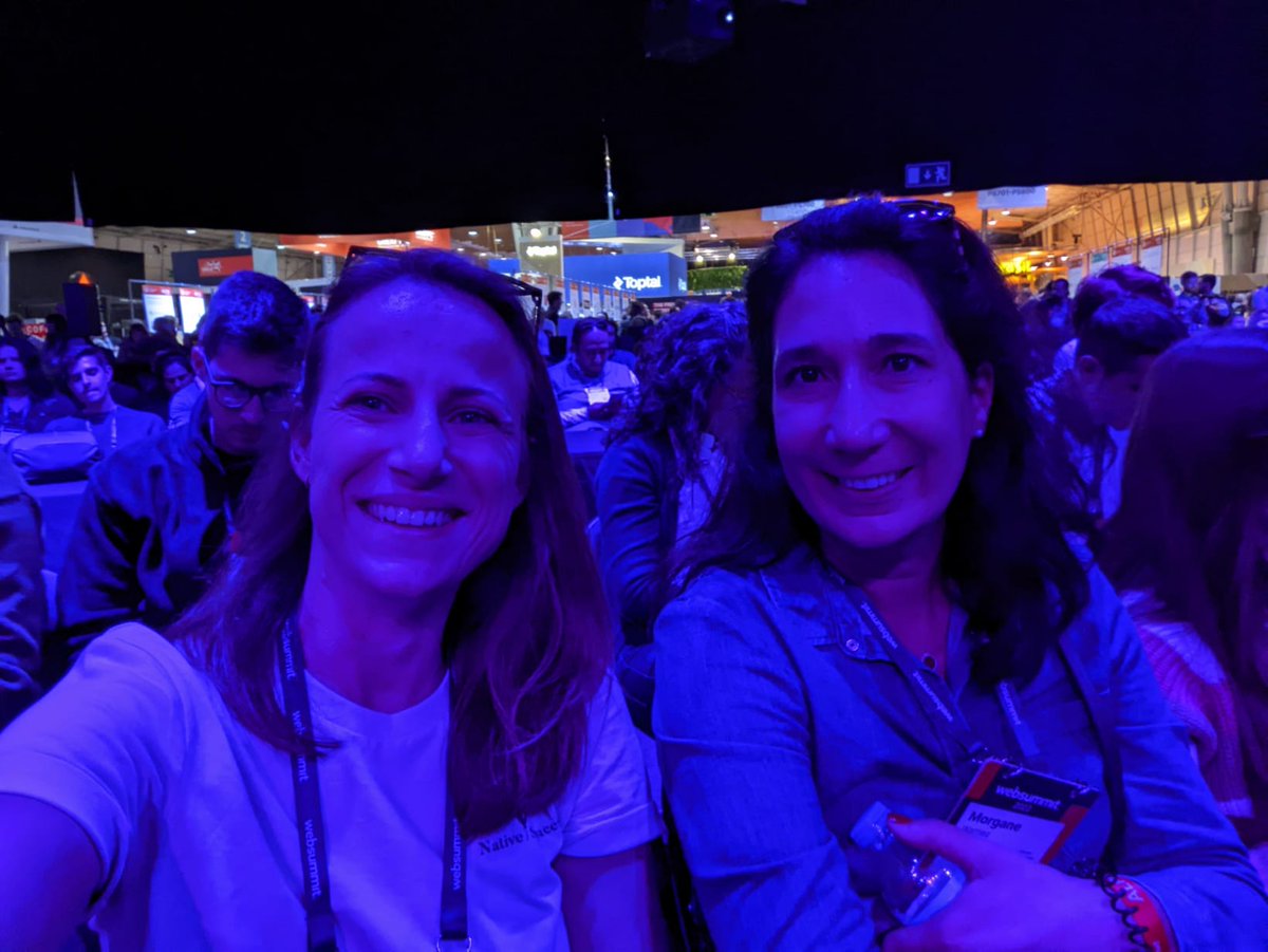 Good morning from Lisbon! 🇵🇹

🚀 We are at the <a href="/WebSummit/">Web Summit</a>

Tanya and Morgane will be representing the Native 🎈Spaces team, so if you are around and you want to come meet us we will be at the stand ✨ A108 at Pavilion 1 ✨

#nativespaces #frenchtech #startup #websummit2022