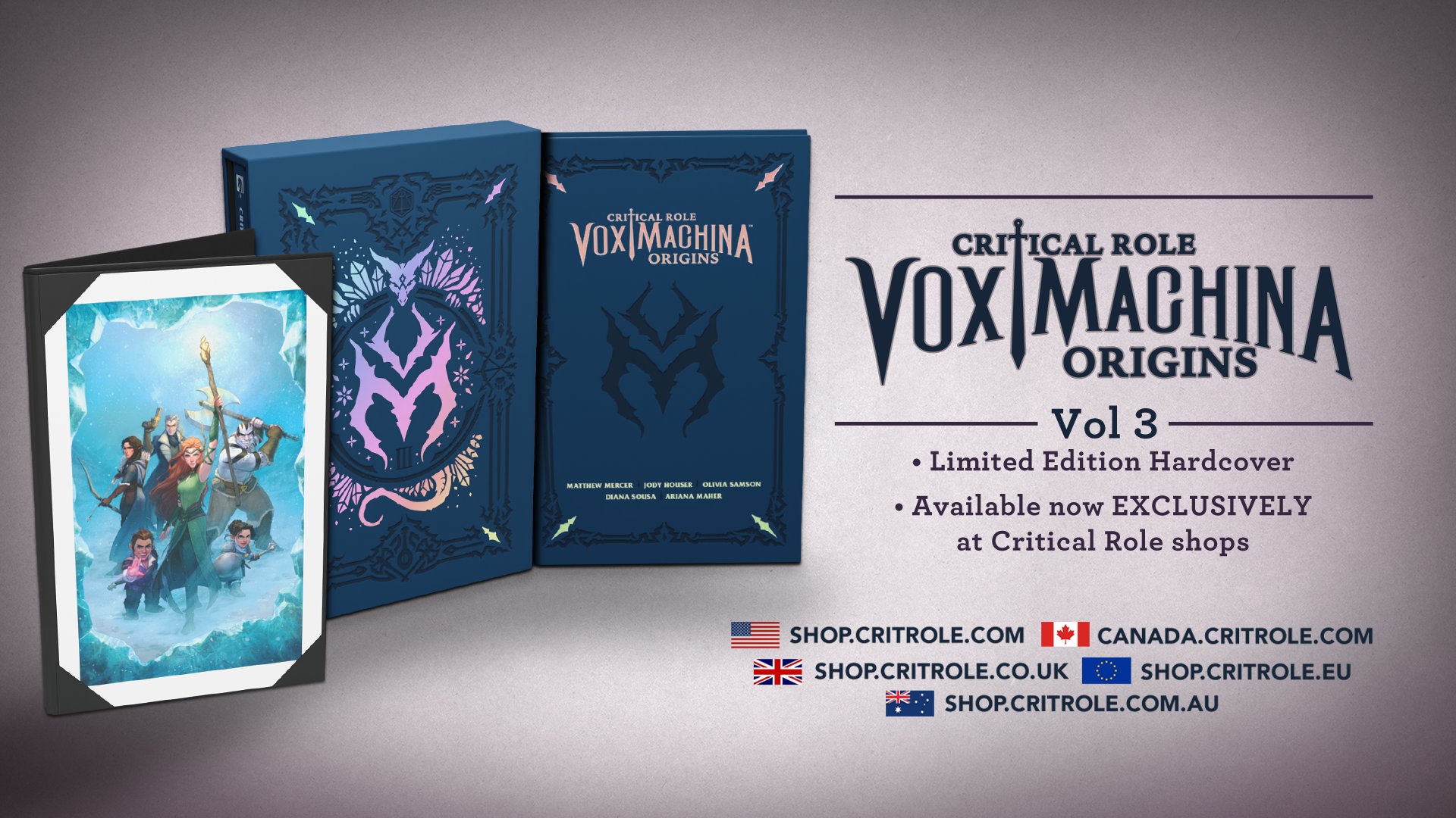 Critical Role: Vox Machina Origins Volume by Houser, Jody