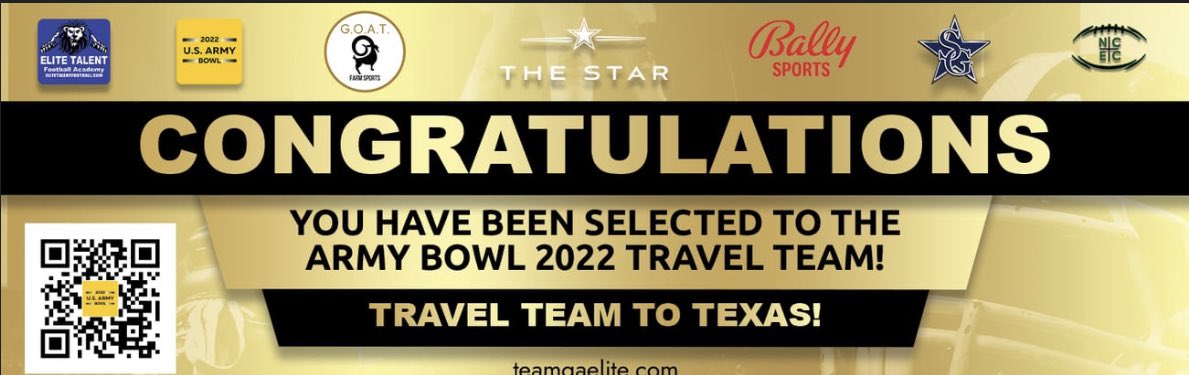 archie_brody2's tweet photo. Excited and honored to represent GA in the Army All American game‼️🦅@elitefootballac @elitegashowcase @TeamGaElite1 @Alex_B2C @RecruitGeorgia @Mansell247 @TEwracademy @archie_bryce https://t.co/0fbRWPHuIZ