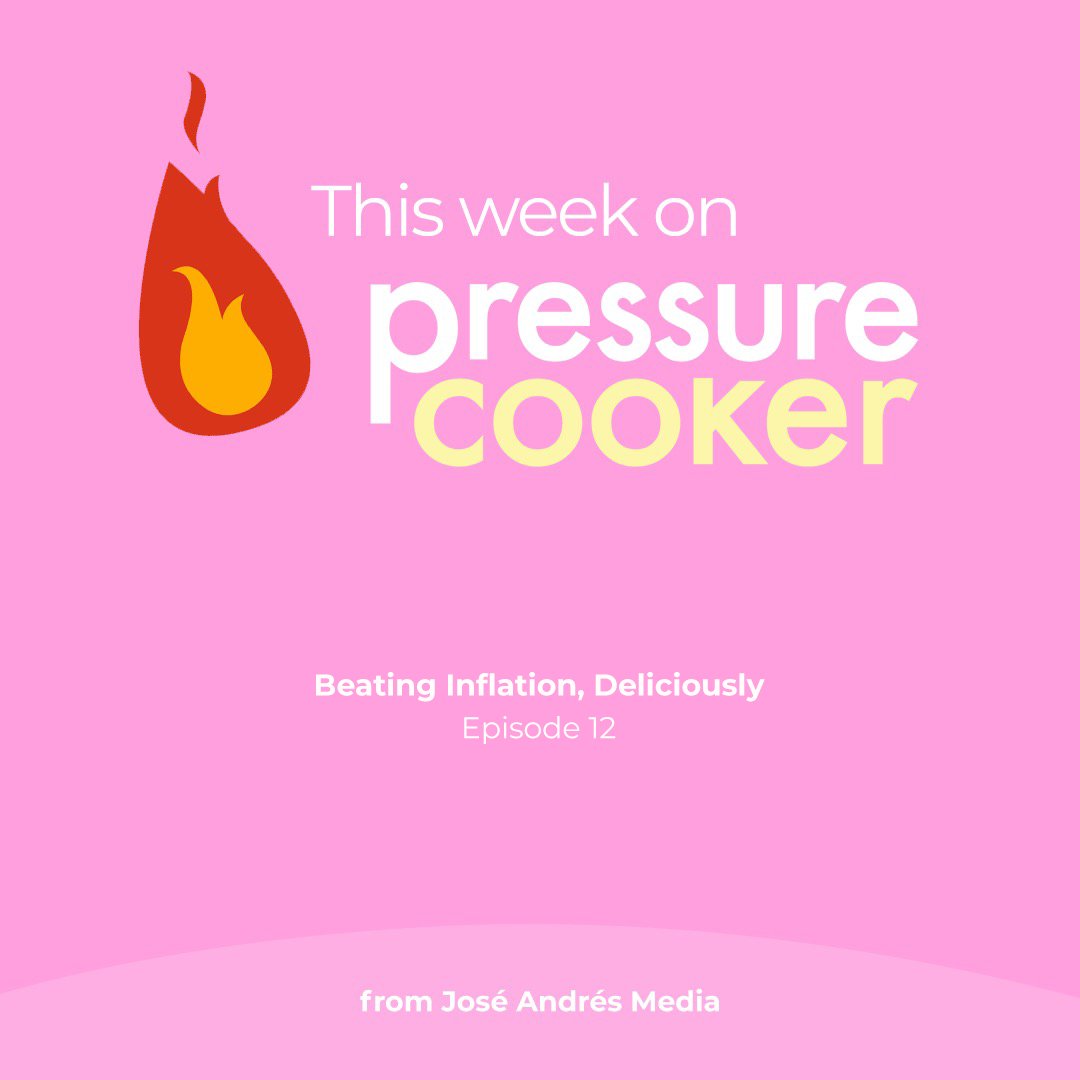 pressurecook_fm's tweet photo. Beat inflation, deliciously! This week on #PressureCookerPod, we discover why food prices are so high now, and talk with @chefedwardlee about cheap, delicious meals your kids will love. #ListenNow. https://t.co/ZGPmYbKQcx https://t.co/vdU03Far5j