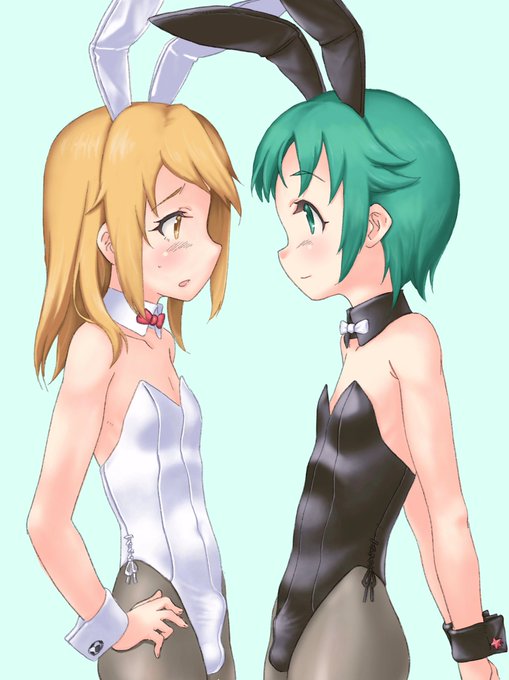 バニーボーイ晴くんと光くん。 #デレマス男体化 