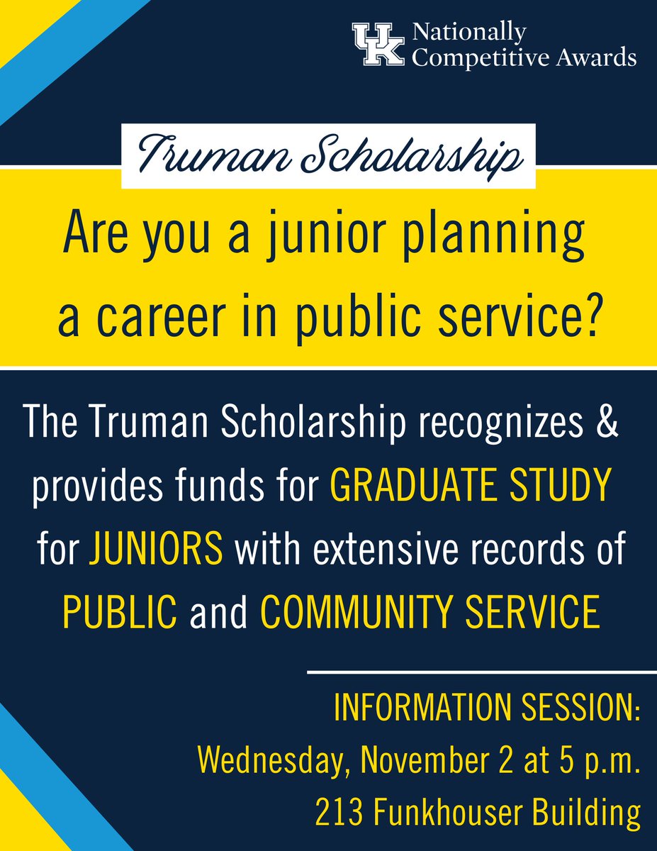 Univ. of Kentucky Nationally Competitive Awards tweet media