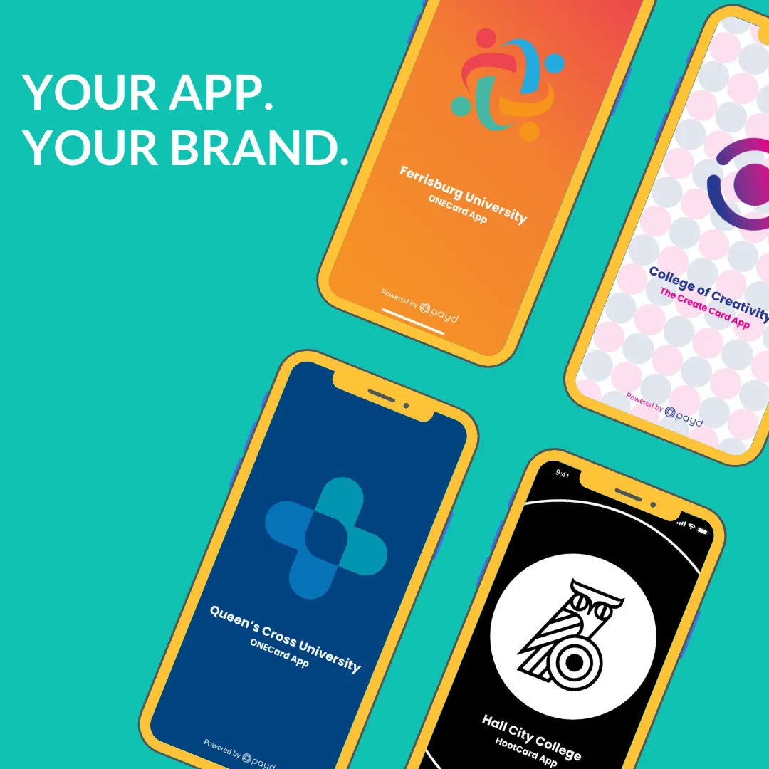 Schools spend a lot of money, time and effort on their branding. But, a lot of on-campus tech doesn't match. B2B logos that don't mean anything to the students can be found everywhere. Not Payd though. We'll work with all of our school partners to customize their application.