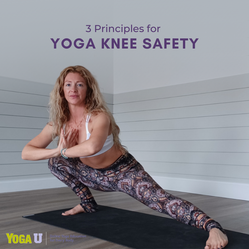 YogaUOnline's tweet photo. Keeping our yoga students' knees strong and healthy is an important part of practice.

Yoga teacher, Kathryn Boland shares 3 principles and other practical tips that can help increase your knee safety awareness.

https://t.co/KBxj0NsHXY

#yogateacher #yogastrong #yogaknee https://t.co/tucL6rYSQp