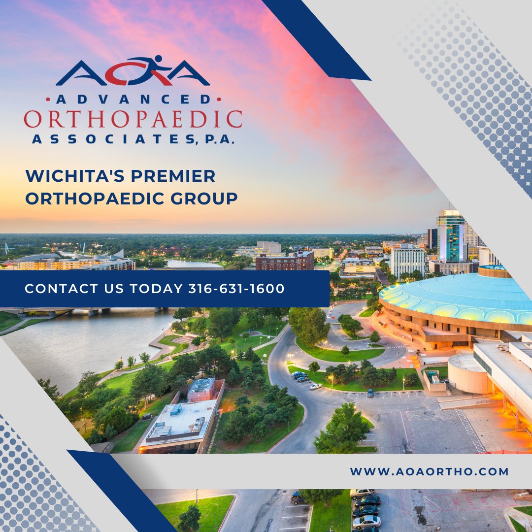 Call our office today to schedule a visit with our team! (316) 631-1600 or visit us online to learn more AOAortho.com!