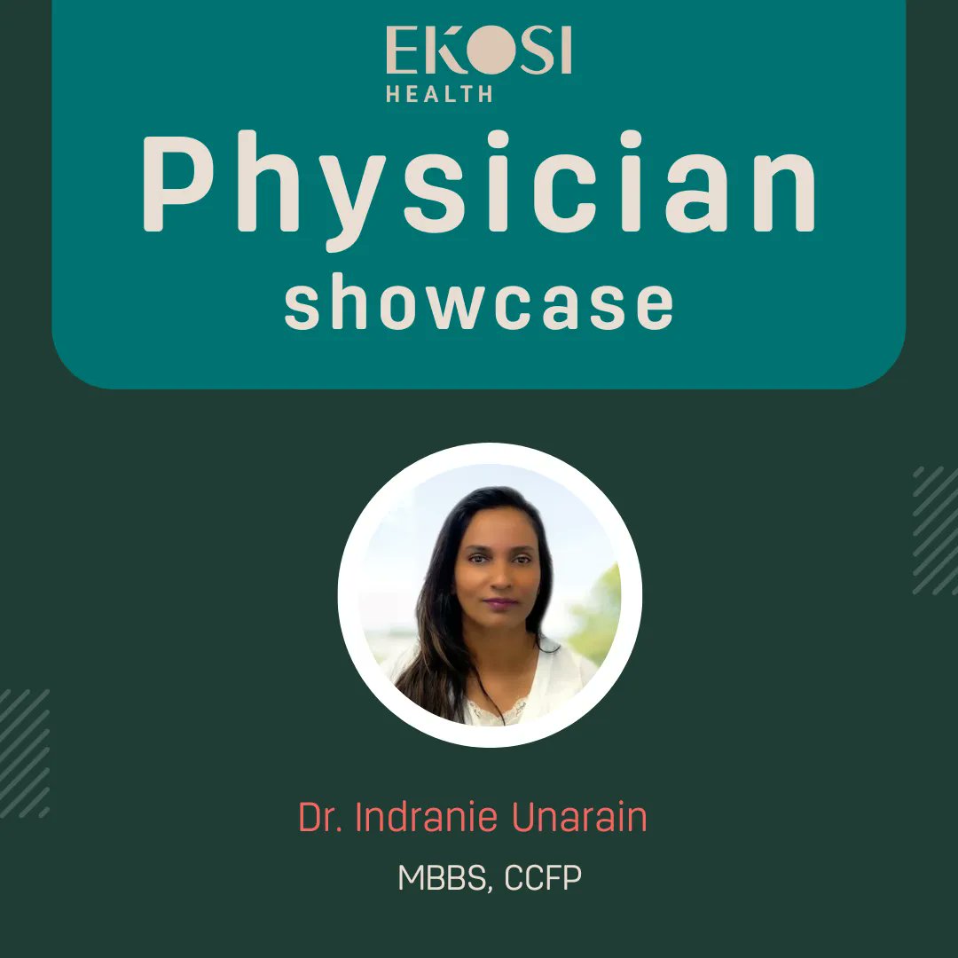 EkosiHealth's tweet photo. An internationally trained physician, Dr. Unarain hails from Guyana where she ran her own general family medicine practice as well as served patients in hospital and emergency room settings. Check out her full biography on our website today. 

#health #wellness #manitoba #ekosi https://t.co/H4crCrtkuI