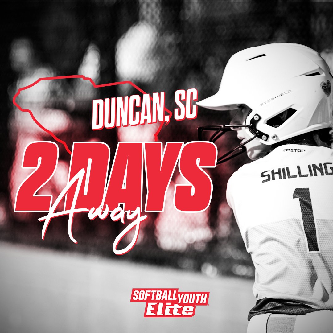 softball_youth's tweet photo. Duncan, SC can't come soon enough! It's almost time 😎! 

#SYelite #SYisFamily https://t.co/erfm5JI18Q