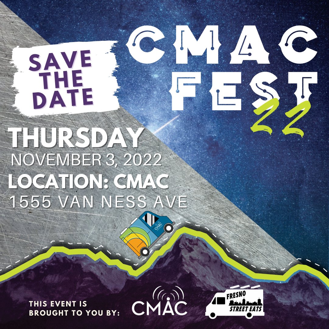CMACTV's tweet photo. Y'all. #CMACFest is TOMORROW 🤯 from 6 p.m. to 9 p.m.; we will be throwing a big outdoor party just for you! This event is #FREE, so please invite your family and friends; for a night out on the town!
https://t.co/v40l58k6HC
#CommunityMedia #ArtHop
@fresnostreeteat https://t.co/BkpHJetSsL