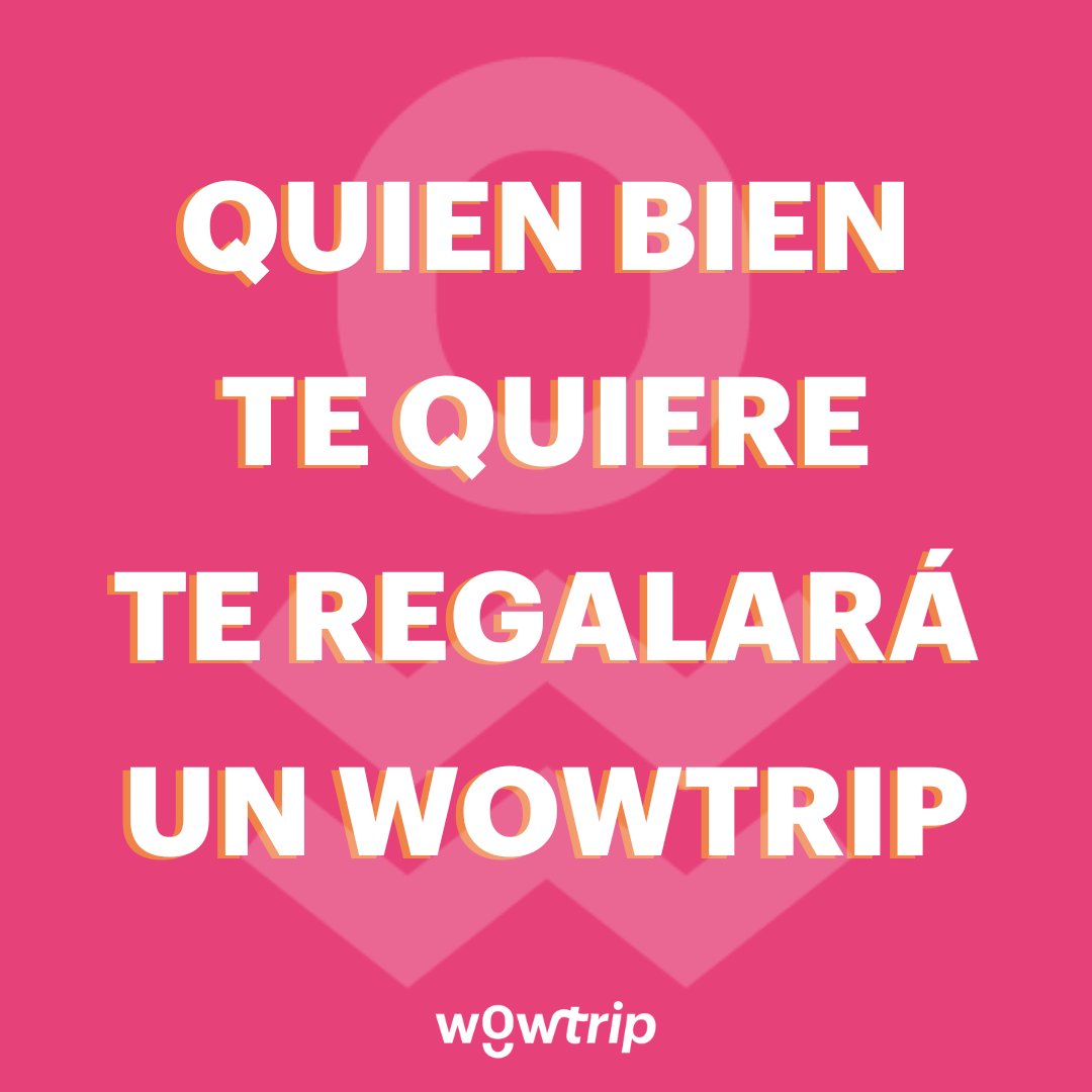 ¿Quién es el afortunad@ que te regalará un Wowtrip? 🥰👇