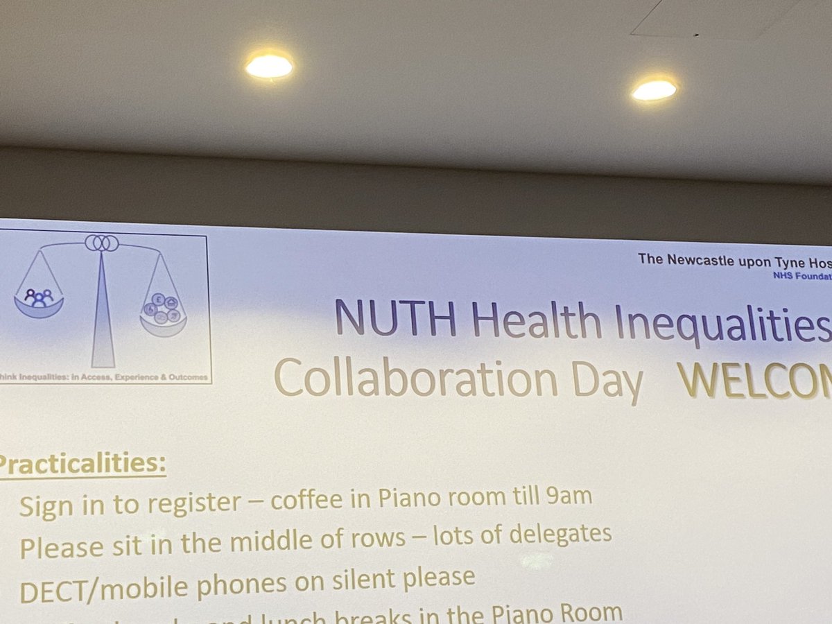 @ntwloc are attending a Health Inequalities Collaboration day hoping to raise the question of impact of preventable sight loss across the #NENC #optometry #eyecare