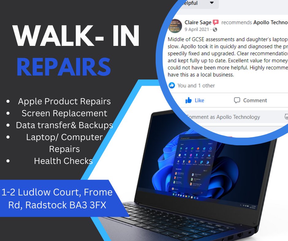 ApolloTechHQ's tweet photo. WE ARE HERE TO HELP!📲💻 https://t.co/a4pJ0h3CO0