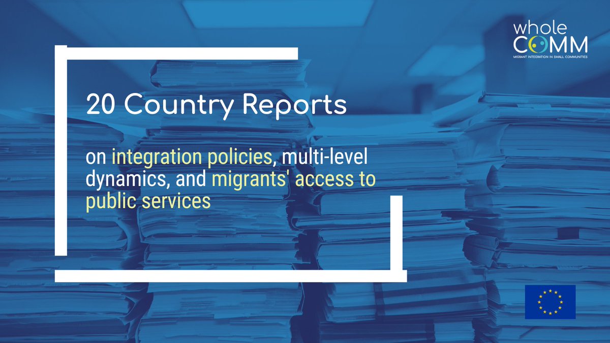 📢 We are happy to share with you the first findings and outputs of the project! 📄 We have published 20 Country Reports based on fieldwork and data collected  across 🌍 49 localities in 8 EU countries and 2 extra-EU countries.
Read the papers here
👇
bit.ly/3ft6ZCo