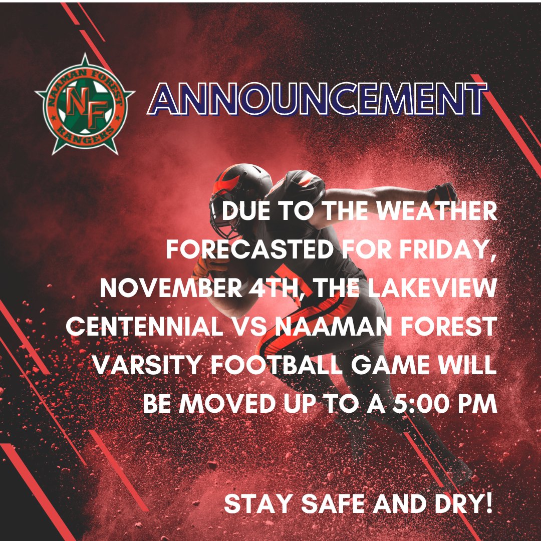 Naaman Forest High School tweet media