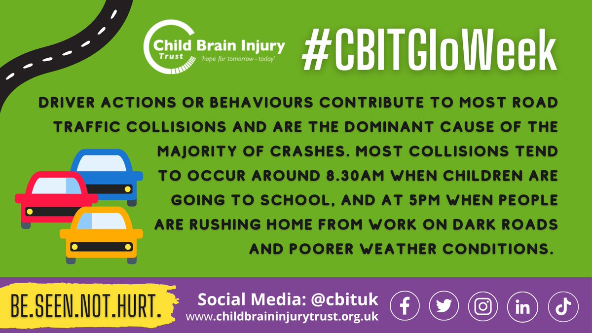 cbituk's tweet photo. It's vital that we take action at this time of year to change driver behaviour and encourage every road user to play their part in creating a safer environment on the roads, one that reduces serious injuries and deaths. #CBITGloWeek22 #BeSeenNotHurt https://t.co/zF86Ibgbgb