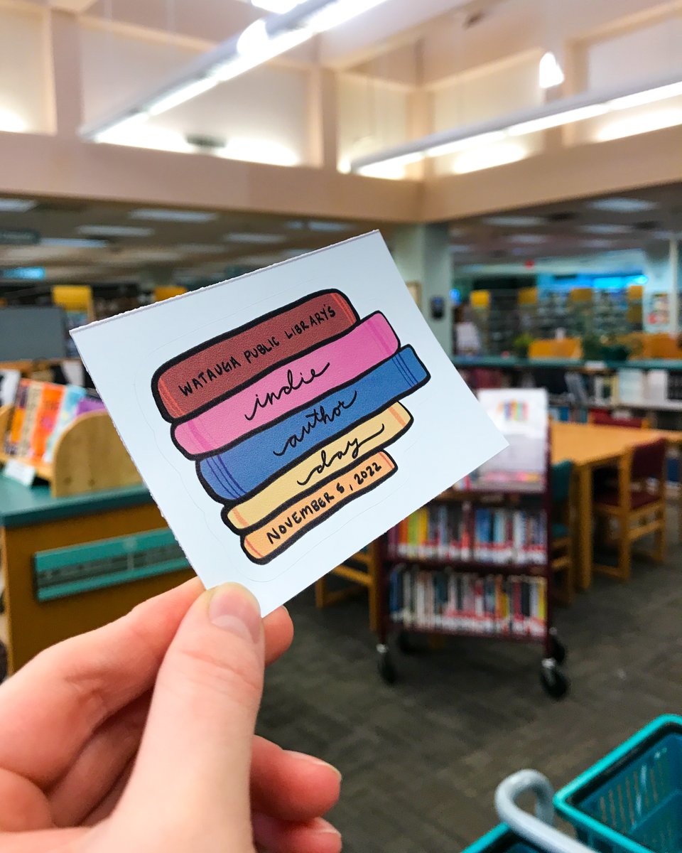 Watauga Public Library (@librarywatauga) on Twitter photo Today is the day of our first-ever Indie Author Day! đ€©
We do hope you join us! The event kicks off at 12PM and goes until 5PM. 
P.S. You can pick up these LIMITED EDITION stickers at any of our service desks! đ± Today is the day of our first-ever Indie Author Day! đ€©
We do hope you join us! The event kicks off at 12PM and goes until 5PM. 
P.S. You can pick up these LIMITED EDITION stickers at any of our service desks! đ±
