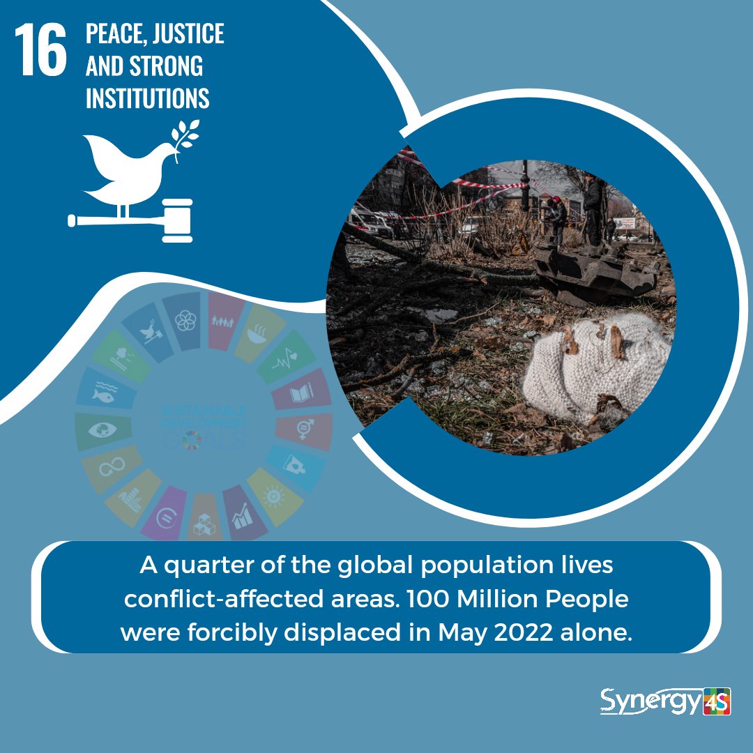 #SDG 16 aims to promote #peaceful and #inclusive societies by 2030. As such, it advocates reducing all forms of violence, ending torture and combating all forms of organised crime.

Join the #Synergy4S ecosystem.🌍🌱🤝

#agenda2030 #blockchain #technology #crypto #nft #token #s4s
