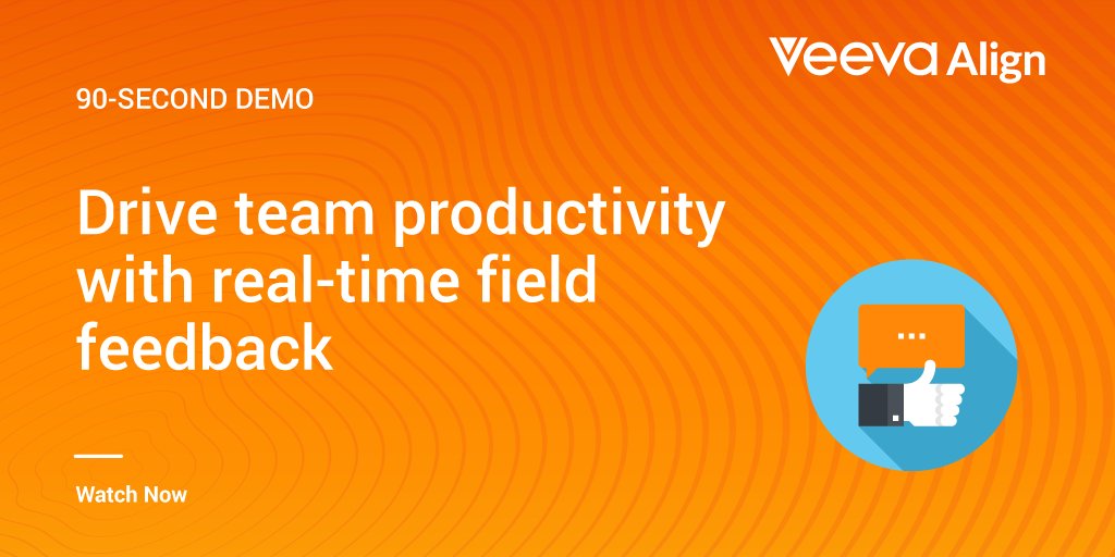 Faster alignments, improved productivity, and more time for selling when using Veeva Align’s real-time field feedback feature. Learn more: bit.ly/3OBlAY5

#pharmaceuticals #biotech #fieldplanning