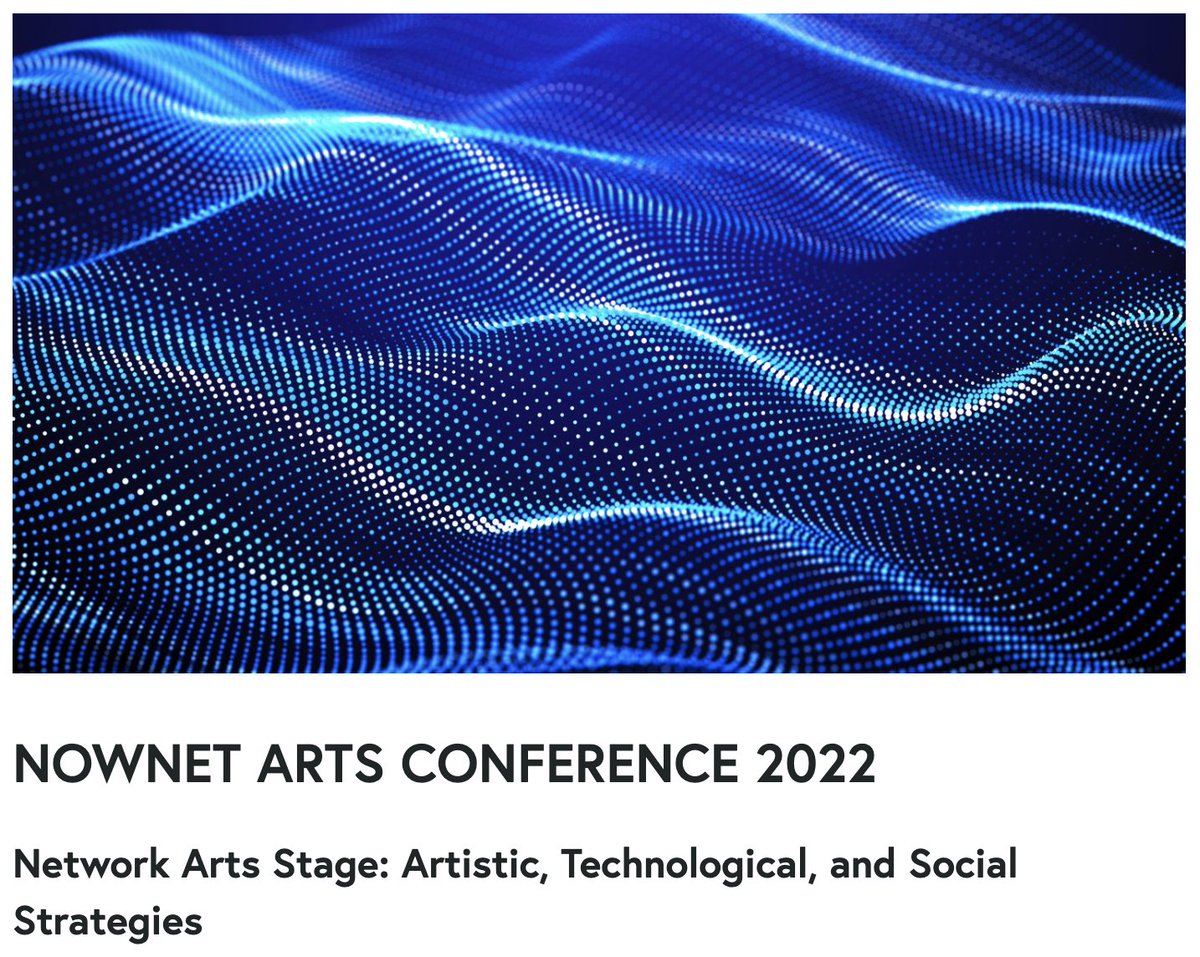 Thoughtworks Arts (@tw_arts) on Twitter photo Join us Sunday, November 6th at #NowNetArts. Thoughtworks Arts Network resident Gloria Damijan will perform @ 1pm, and director <a href="/VolumetricEllen/">ellen volumetric</a> will present @ 2pm on DANCEDEMIC IN A PANDEMIC. Both will be on a panel for a session discussion at 3pm.
nownetarts.org/nownet-arts-co… Join us Sunday, November 6th at #NowNetArts. Thoughtworks Arts Network resident Gloria Damijan will perform @ 1pm, and director <a href="/VolumetricEllen/">ellen volumetric</a> will present @ 2pm on DANCEDEMIC IN A PANDEMIC. Both will be on a panel for a session discussion at 3pm.
nownetarts.org/nownet-arts-co…