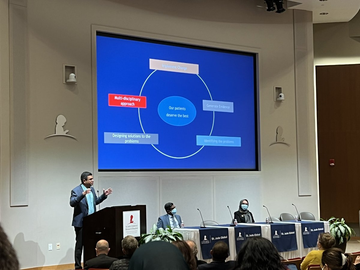 dbastardo27's tweet image. To kick off the “Generating Evidence From Our Practice And Putting Evidence Into Practice” session at the 2022 St. Global Alliance Convening, @venkymd introduces the audience to his self-crafted “Cycle of Evidence.” #StJudeGlobal #CompleteTogether