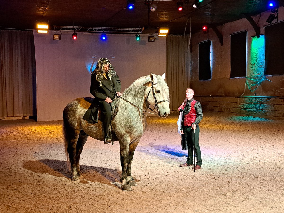 's tweet image. 📣 Dernière semaine pour venir découvrir le #spectacle "Le prince sans visage" au #HarasduPin 🎭

Aussi bien pour les petits que pour les grands ! Une idée de sortie à faire en #famille pendant les #vacances 😉

Pour réserver votre place, c'est par ici 👉bit.ly/3gElXWs