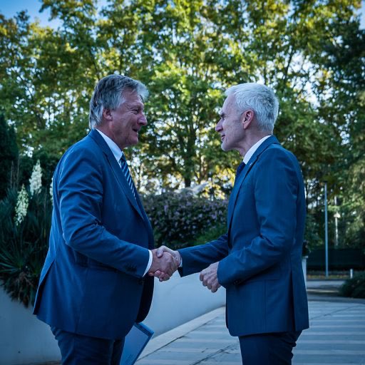 INTERPOL_SG's tweet photo. A constructive meeting with Thomas Stelzer, Dean and Executive Secretary of the International Anti-Corruption Academy. We discussed potential areas for cooperation to tackle this borderless crime which threatens the safety and security of society as a whole. https://t.co/HXkrwxgazs