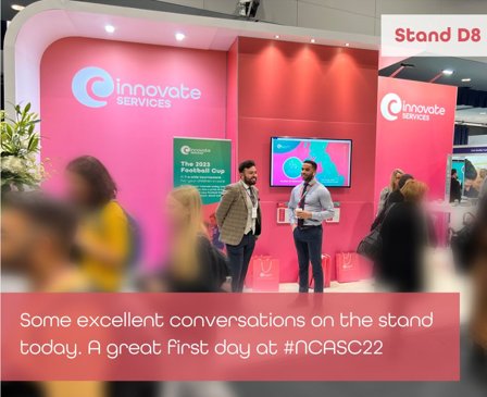 We're at #NCASC22  #NationalChildrenAndAdultServicesConference all week at Manchester Central. 
Chat to us on stand D8 to learn about how our services can help you deliver the best outcomes for your children &amp; young people in care.
#ChildrensSocialWork #InnovateServices @ncasc22