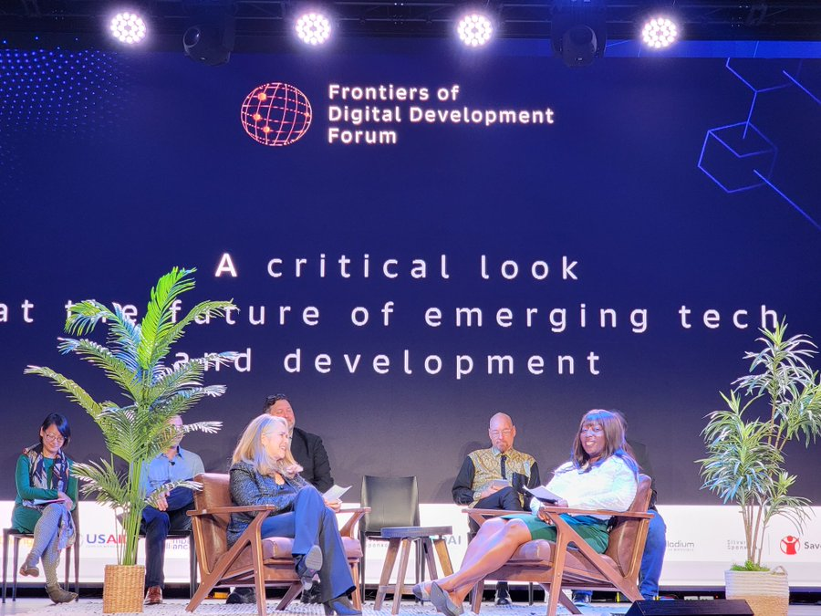 "We can't solve today's problems with yesterday's tools" Shout out to 
<a href="/wtaylor1/">Wendy Taylor</a> - a brilliant leader that I have admired for a long time from our <a href="/USAID_Digital/">USAID Digital</a> days together. It was a pleasure listening to her insights yesterday at #FDDF2022