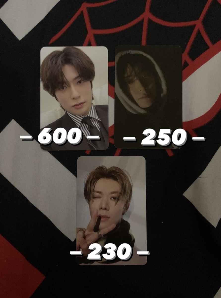 ^__^ wts | lfb ph only ^__^ 

PHOTOCARDS
[20-600 only]
9/10 condition

mop: prio PAYO
mod: flashexpress/sdd

🏷️ Mark, Jaehyun, Yuta, Sticker, AR, Glitch Mode, Favorite, Dicon

rfs: need funds ASAP