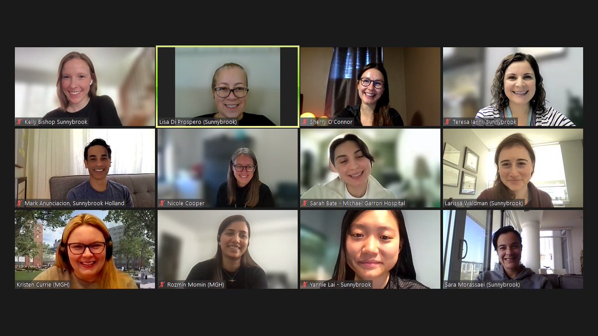 LisaPBRI's tweet photo. Guess what day it is? It’s fellowship day &amp; our first official class together - all about 🛗 speeches 🎤 &amp; aims &amp; measures 📊📈 🎯- take a 👀 @ these emerging leaders &amp; 🌟 🧠 @Sunnybrook @MGHToronto https://t.co/2ql14FB95d