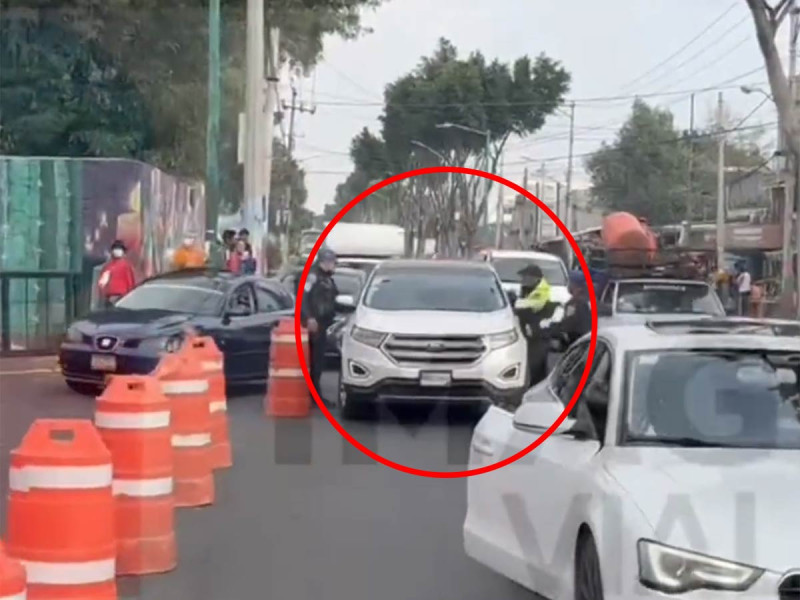  Conductor intenta evadir retén policial