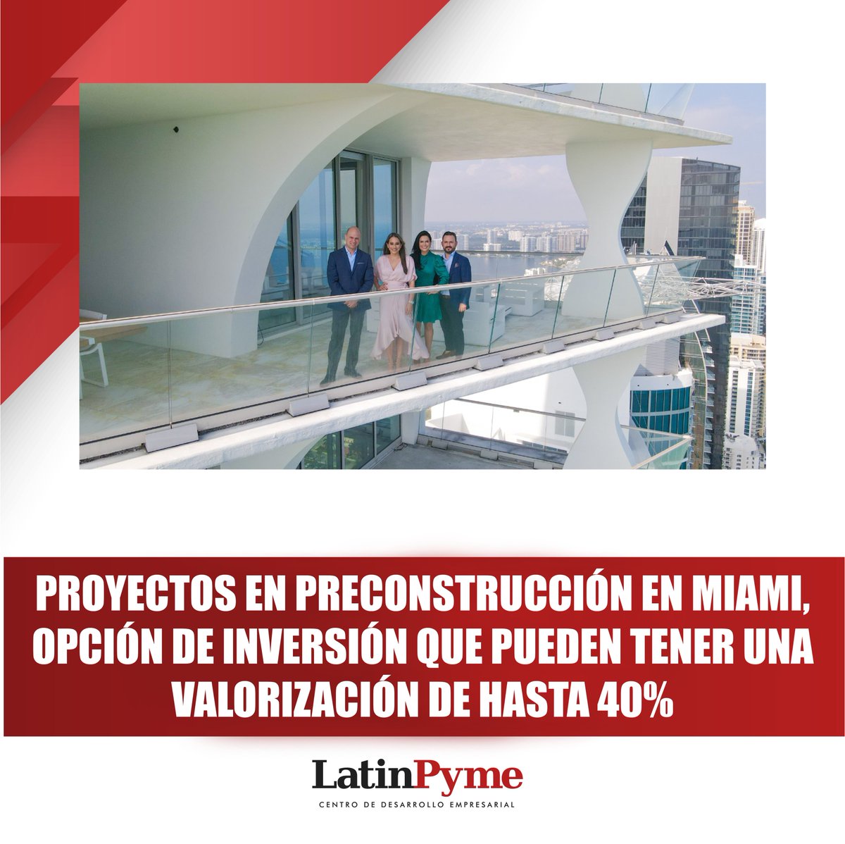 funipymes's tweet photo. PROYECTOS EN PRECONSTRUCCIÓN EN MIAMI, OPCIÓN DE INVERSIÓN QUE PUEDEN TENER UNA VALORIZACIÓN DE HASTA 40%

Lea la noticia completa en: https://t.co/TEY3o9TYNZ

#NoticiasLatinpyme #Finanzas https://t.co/iKnT3FoHW3
