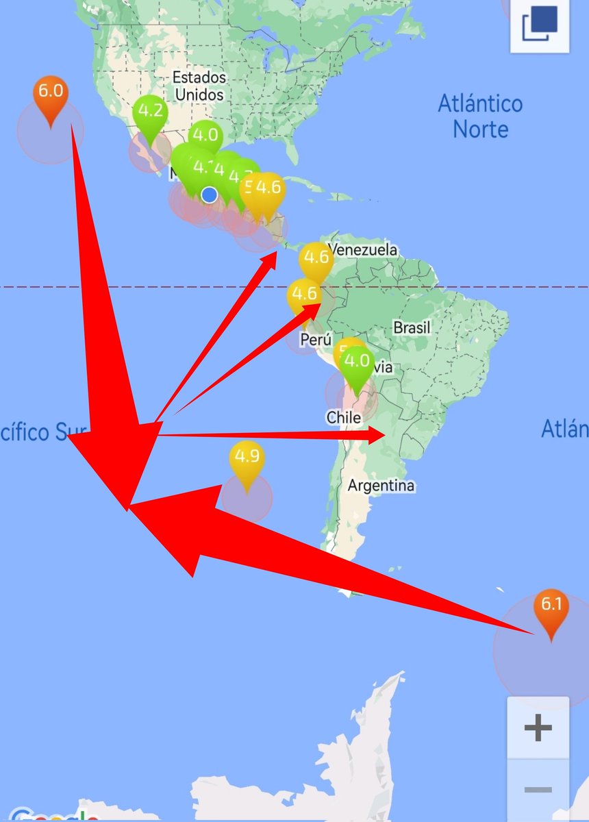 Buen día!
En menos de 24 horas se han registrado dos #sismos 6+ en lugares distintos pero MUY RELACIONADOS ¿adivinan en que lugar nos está indicando el próximo impacto?