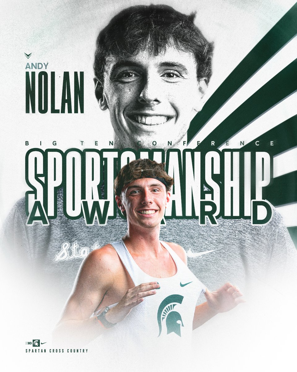 Congratulations to Grace Molloy and Andy Nolan, your 2022 B1G Cross Country Sportsmanship Award winners!

📰 sprtns.co/3TZVqlf

#GoGreen