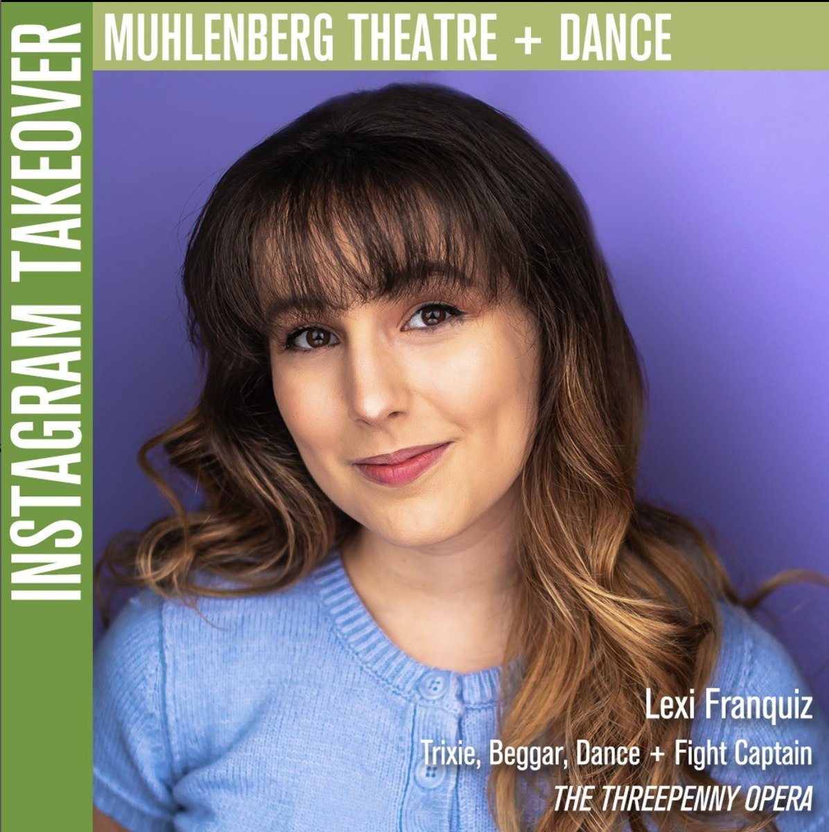 bergthrdnc's tweet photo. #bergthreepenny is back for weekend two, and Lexi Franquiz ’23 is taking over our Instagram story tomorrow night (Thur 11/3)! Ask Lexi about being the dance and fight captain and playing a Working Girl in The Threepenny Opera. 

Get tix for this wknd!
https://t.co/218Culuz33 https://t.co/210RzqdM6A