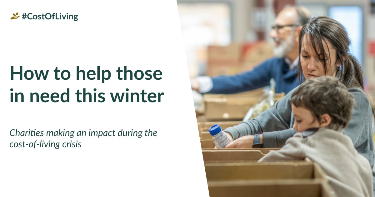 The cost-of-living crisis looks set to continue and will hit the most vulnerable in society hardest. We've leveraged the experience of our networks to compile a list of charities tackling the crisis. Find out more here: bit.ly/3gU7Oo4