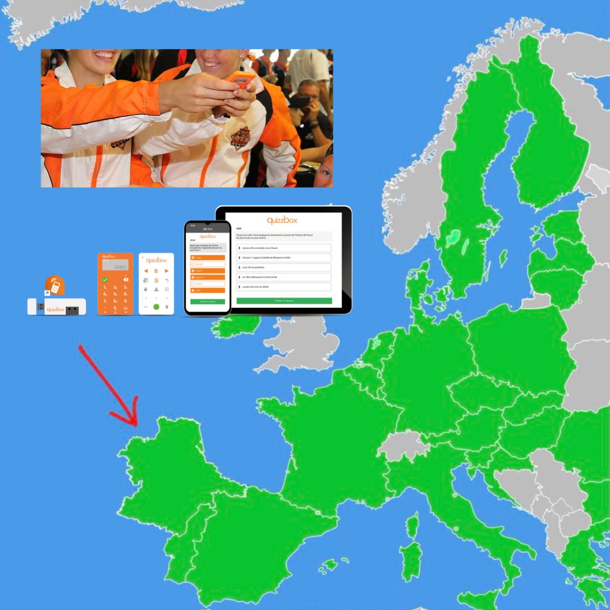 QuizzBox's tweet image. Bonne nouvelle, notre solution QuizzBox vient d&apos;être utilisé lors d&apos;un évènement au #Listenbourg. 
#pays