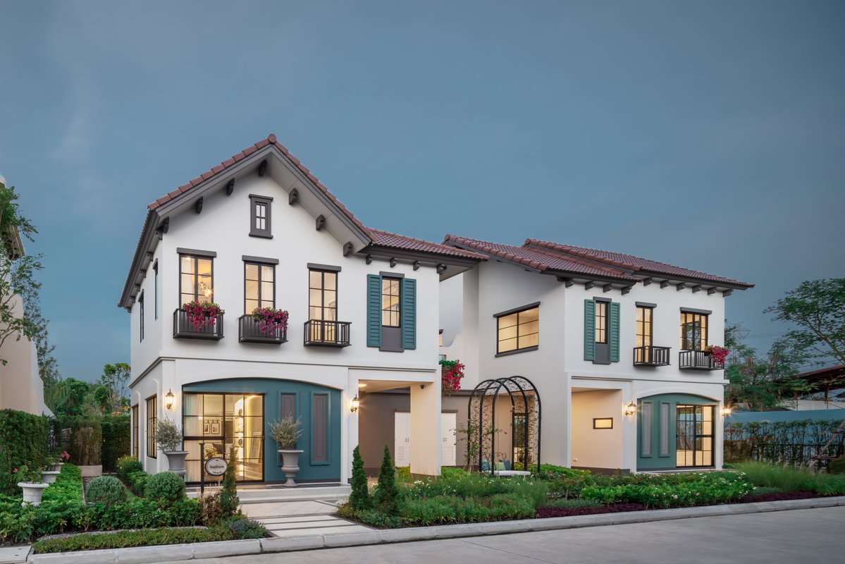 Thavisin's tweet image. เดินทางไปมาแล้วทั่วโลก กล้าพูดว่านี่เป็นบ้านแฝดที่สวยที่สุดเท่าที่เคยเห็น ไม่นึกว่าทีมดีไซน์เนอร์เราจะเก่งขนาดนี้ ราคาไม่ถึง 6 ล้าน