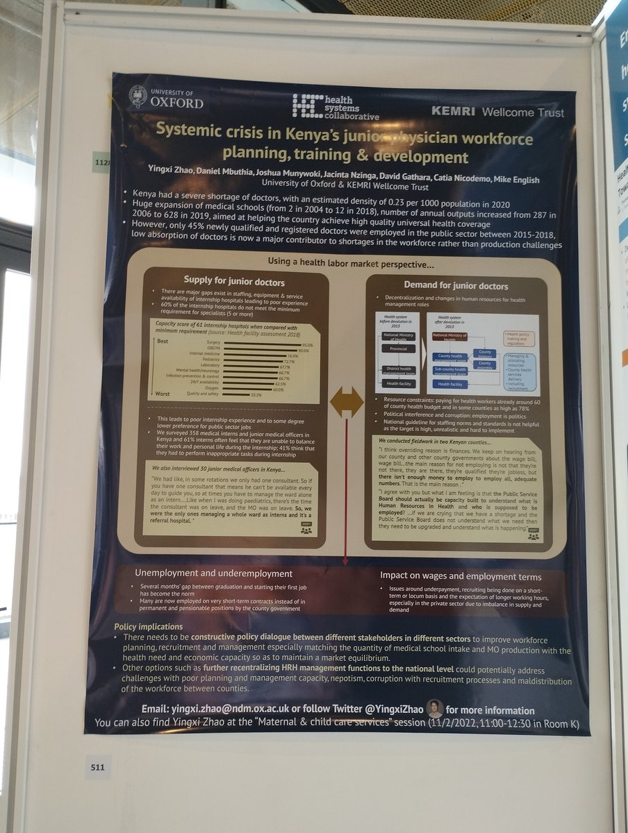 Clear evidence on the need for a health service commission.
Kenya has a systemic crisis in doctors training and devt.
<a href="/KenyaMedics_KMA/">Kenya Medical Association</a> gave insights during the writing of this paper. Health workforce planning is urgently needed.  <a href="/JKARAMANA/">Dr. Joy Mugambi</a> @LukoyeAtwoli <a href="/mdjkitulu/">Dr. Jacqueline Kitulu, MBS, OGW, FCMA</a> <a href="/simonkigondu/">The Kenyan Gyne (#HealthServiceCommission)</a>