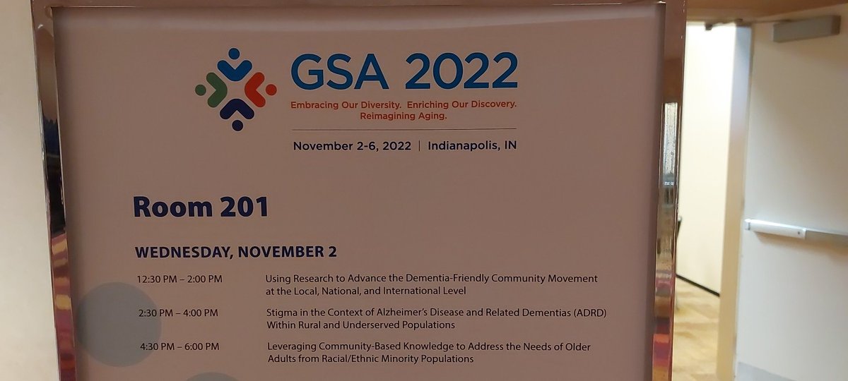 Ready for my first session to attend #GSA2022 Gerontological Society of America