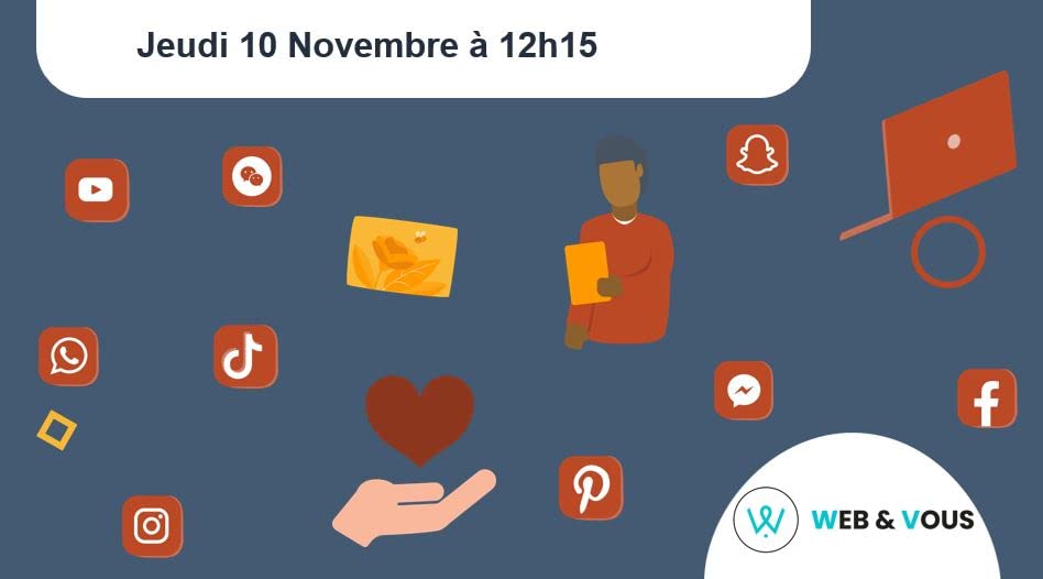 Pourquoi &amp; comment créer une #communauté grâce aux réseaux sociaux ?
Le 10 novembre à 12:15, @amazonfrance, partenaire de <a href="/RsoEntreprendre/">Réseau Entreprendre</a>, vous explique comment réussir, via l'Accélérateur du numérique et Web&amp;Vous. 
Inscription au webinaire : 
cutt.ly/2NS5sEM