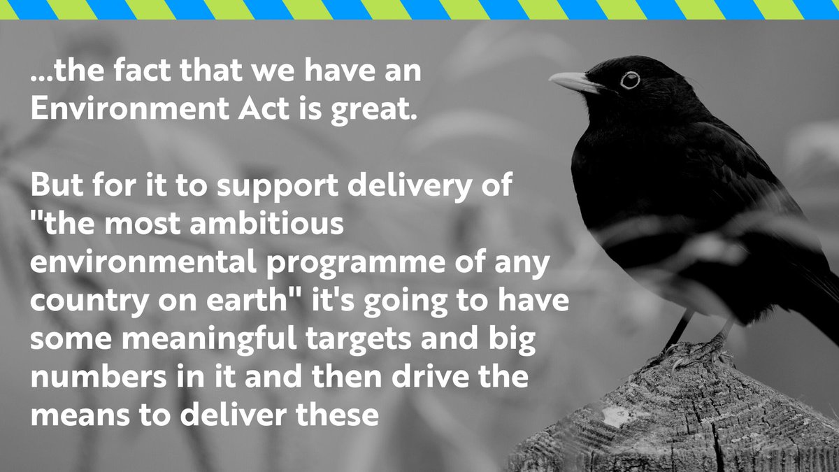 🌍Explainer! On #EnvironmentAct targets

Yesterday we made a formal complaint that @DefraGovUK missed its own legal deadline for publishing #EnvironmentAct targets in England. 

These are important targets that will help set ambition for and drive nature’s recovery.  

BUT ... 🧵
